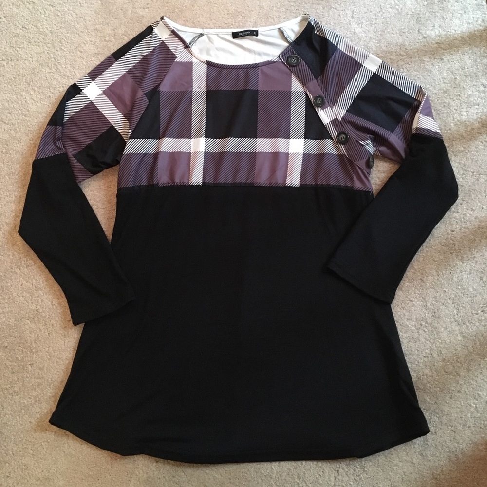 Plaid Top